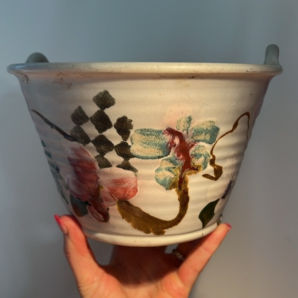 Handcrafted, beautiful bowl serving,decorative pottery, signed by woodhill - Picture 8 of 17